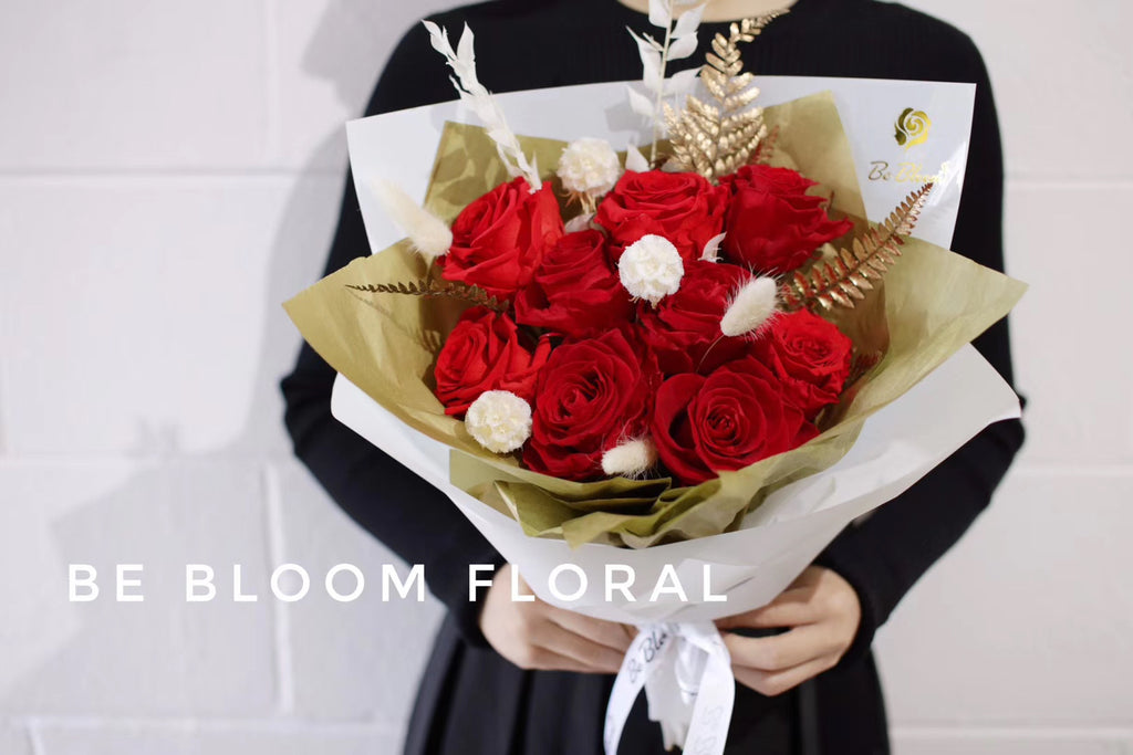 9 Eternal Rose Bouquet