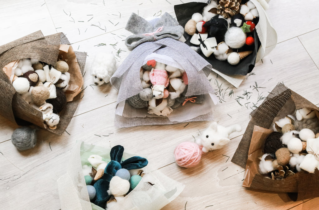 Wool Felt Bouquets