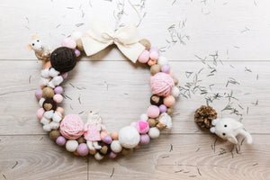 Wool Felt Wreath - 40cm