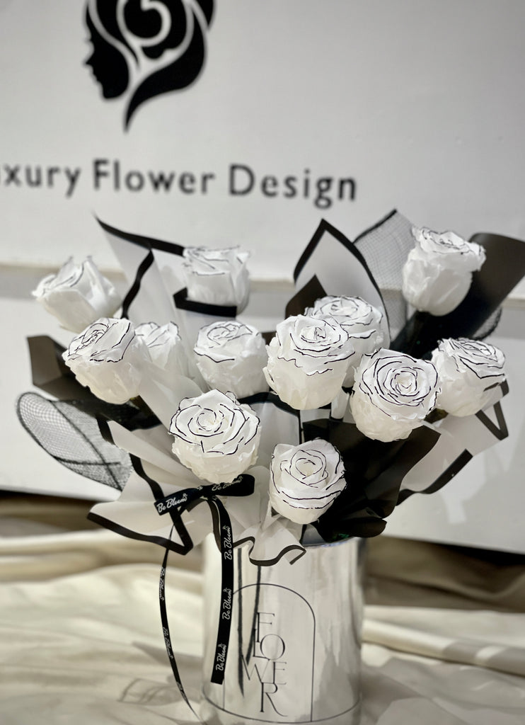 “CoCo” Preserved Rose Bucket