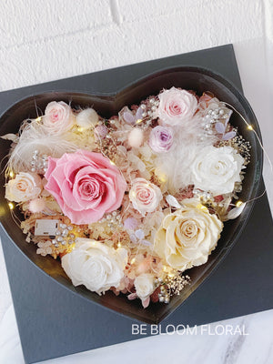 “True Love”Preserved Flower Box